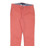 TOMMY HILFIGER Womens Cotton Blend Coral Slim Skinny Trousers W29 L28