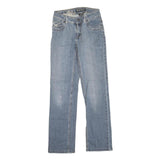 SUKO Womens Regular Fit Blue Denim Straight Leg Jeans W27 L30 Stylish