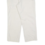 TOMMY HILFIGER Mens Cotton Blend White Regular Straight Trousers W38 L30 Casual