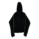 Nike Spellout Hoodie - Large Black Cotton