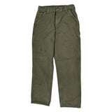 Carhartt Carpenter Trousers - 30W 31L Green Cotton