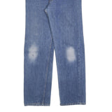 LEVI'S 501 Mens Jeans Blue Regular Straight Denim Medium W33 L30 Classic Button