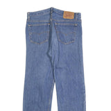 LEVI'S 501 Mens Jeans Blue Regular Straight Denim Medium W33 L30 Classic Button