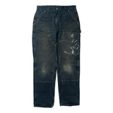 Carhartt Carpenter Trousers - 32W 31L Black Cotton