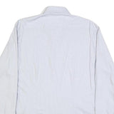 TED BAKER Mens Blue Long Sleeve Shirt L Cotton Office Formal Smart Casual