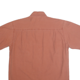 WIND RIVER Mens Rust Orange Cotton Short Sleeve Shirt M Casual Button Pocket