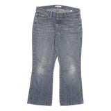 LEE Womens Regular Fit Blue Denim Straight Jeans W32 L26 Classic Cotton Blend