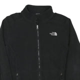 THE NORTH FACE Mens Black Jacket L Polyester Blend Plain Zip Outdoor Casual
