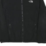 THE NORTH FACE Mens Black Jacket L Polyester Blend Plain Zip Outdoor Casual