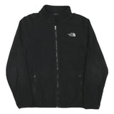THE NORTH FACE Mens Black Jacket L Polyester Blend Plain Zip Outdoor Casual