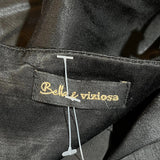 Bella & Vizioza Mini Dress - Small Black Cotton Blend