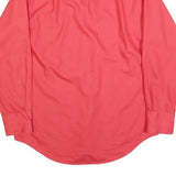 JC PENNY Mens Red Shirt L Cotton Blend Classic Fit Button Down Pocket