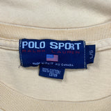 Ralph Lauren Polo Sport Spellout T-Shirt - Large Yellow Cotton