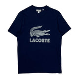 Lacoste T-Shirt - Medium Blue Cotton