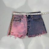 Levis Denim Shorts - 30W UK 10 Blue Cotton