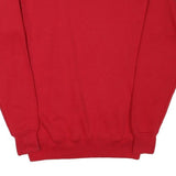 Mens Red Crew Neck Sweatshirt XS USA Olympic Logo Cotton Blend Pullover
