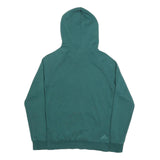 ADIDAS Womens Green Pullover Hoodie XS Cotton Blend Casual Sweatshirt
