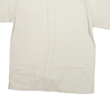 PRIORITY Mens Beige Shirt L Linen Blend Casual Short Sleeve Summer Shirt