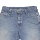 WRANGLER Mens Denim Blue Casual Shorts L W36 Cotton Blend Workwear Style