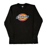Dickies Long Sleeve T-Shirt - Small Black Cotton