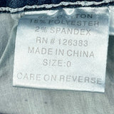 Zenim Boot Cut Jeans - 28W UK 6 Blue Cotton