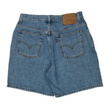 Levis Denim Shorts - 32W US 10 Blue Cotton
