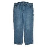 Dickies Carpenter Jeans - 34W 30L Blue Cotton