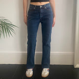 Calvin Klein Jeans - 28W UK 8 Blue Cotton