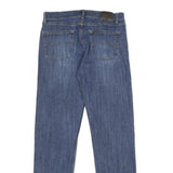 LEE Mens Jeans Blue Regular Straight Denim Medium W32 L34 Classic Zip Pockets