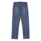 LEE Mens Jeans Blue Regular Straight Denim Medium W32 L34 Classic Zip Pockets
