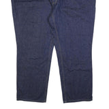 CARHARTT Mens Jeans Blue Regular Straight Denim Raw W52 L32 Workwear Zip Fly