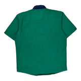 Wrangler Short Sleeve Shirt - Medium Green Cotton