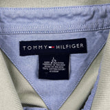 Tommy Hilfiger Polo Shirt - Large Grey Cotton