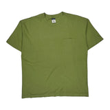 90S Blank Old Navy T-Shirt - XL Green Cotton