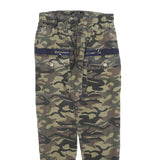 OTANIK DENIM Boys Cotton Blend Camouflage Regular Tapered Trousers W28 L26