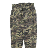 OTANIK DENIM Boys Cotton Blend Camouflage Regular Tapered Trousers W28 L26