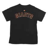 MAJESTIC Mens Black Giants Graphic T-Shirt M Short Sleeve Crew Neck Printed
