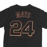 MAJESTIC Mens Black Giants Graphic T-Shirt M Short Sleeve Crew Neck Printed