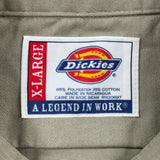 Dickies Shirt - XL Khaki Cotton Blend