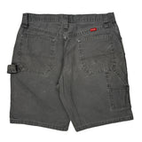 Wrangler Cargo Carpenter Shorts - 34W 10L Grey Cotton