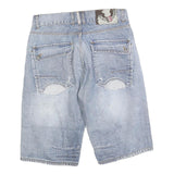 BLEND Mens Denim Blue Cotton Blend Casual Shorts M W32 Stylish Summer Wear