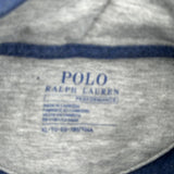 Polo By Ralph Lauren 1/4 Zip - XL Blue Cotton Blend