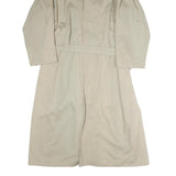 PHONIX Mens Beige Cotton Blend Classic Jacket L Button Closure Plain Stylish