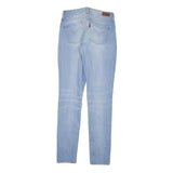 LEVI'S Womens Slim Light Blue Denim Jeans W25 L29 Stylish Comfort Zip Closure