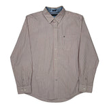 Tommy Hilfiger Striped Shirt - Large White Cotton