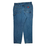 Dickies Carpenter Jeans - 36W 32L Blue Cotton