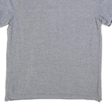 TIMBERLAND Mens Grey Short Sleeve Plain Polo Shirt L Casual Cotton