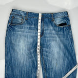 Sokool Denim Shorts - 34W 14L Blue Denim