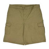 Dickies Cargo Shorts - 38W 12L Khaki Cotton