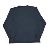 Carhartt Long Sleeve T-Shirt - 2XL Blue Cotton